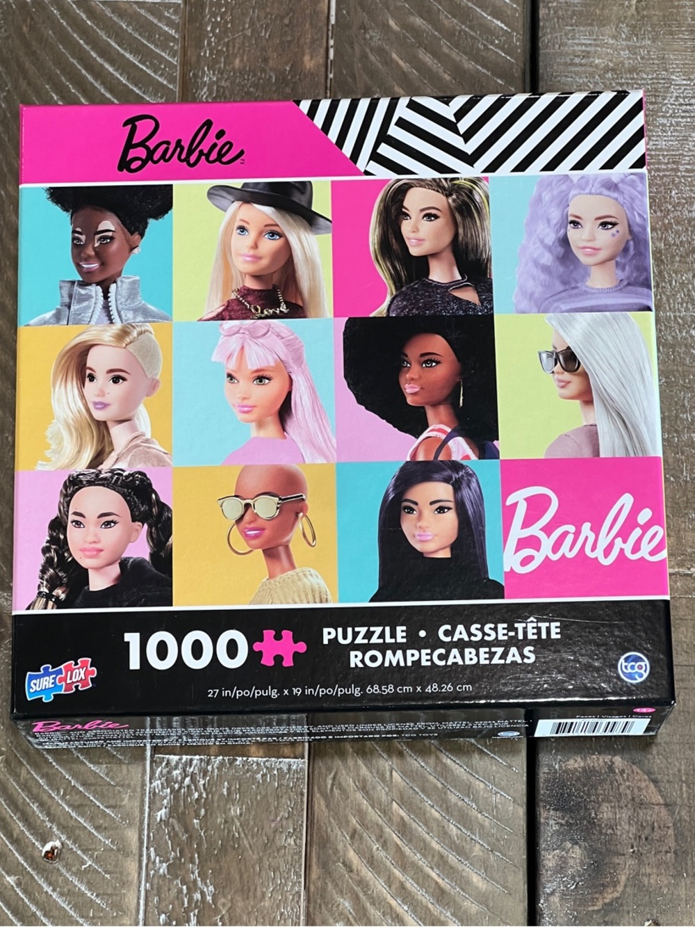 Barbie Multicolor Doll Portraits Puzzle - Never Opened